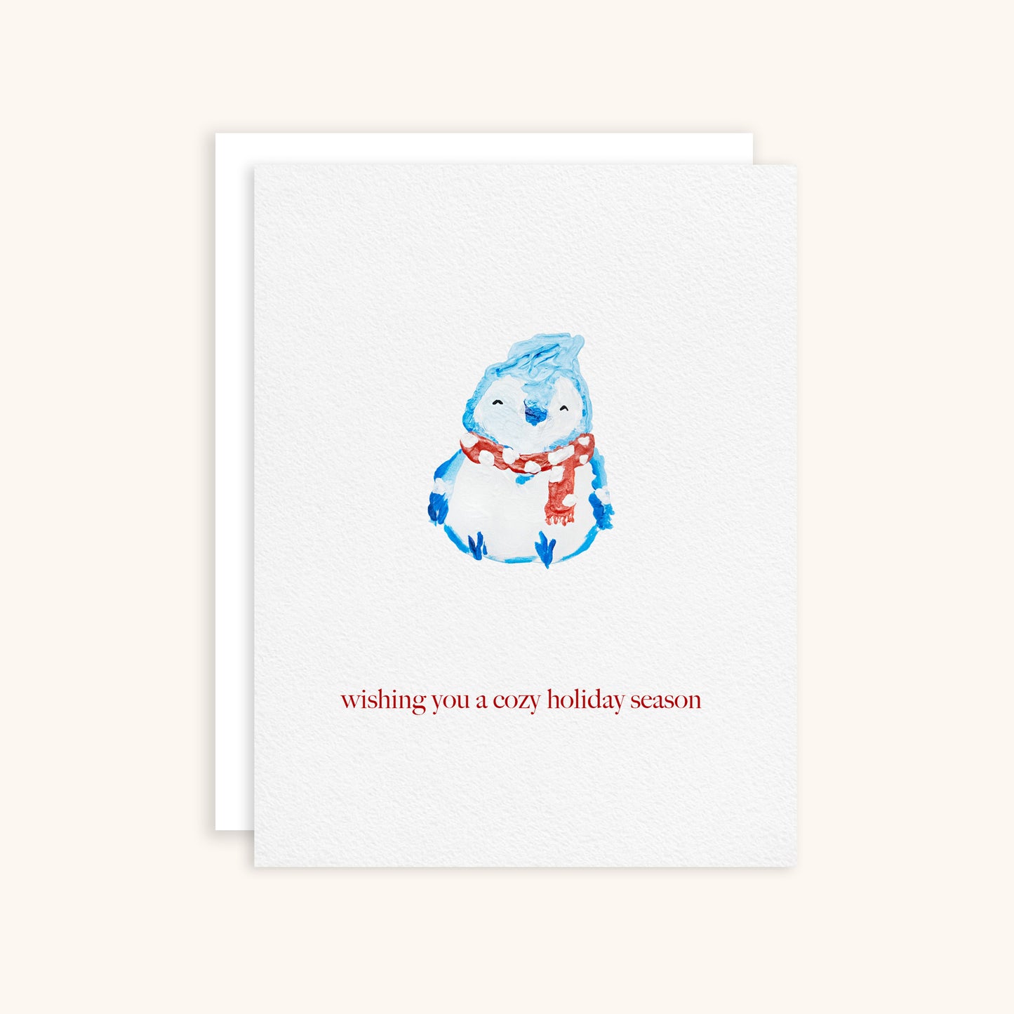 Wishing You A Cozy Holiday Season Greeting Card