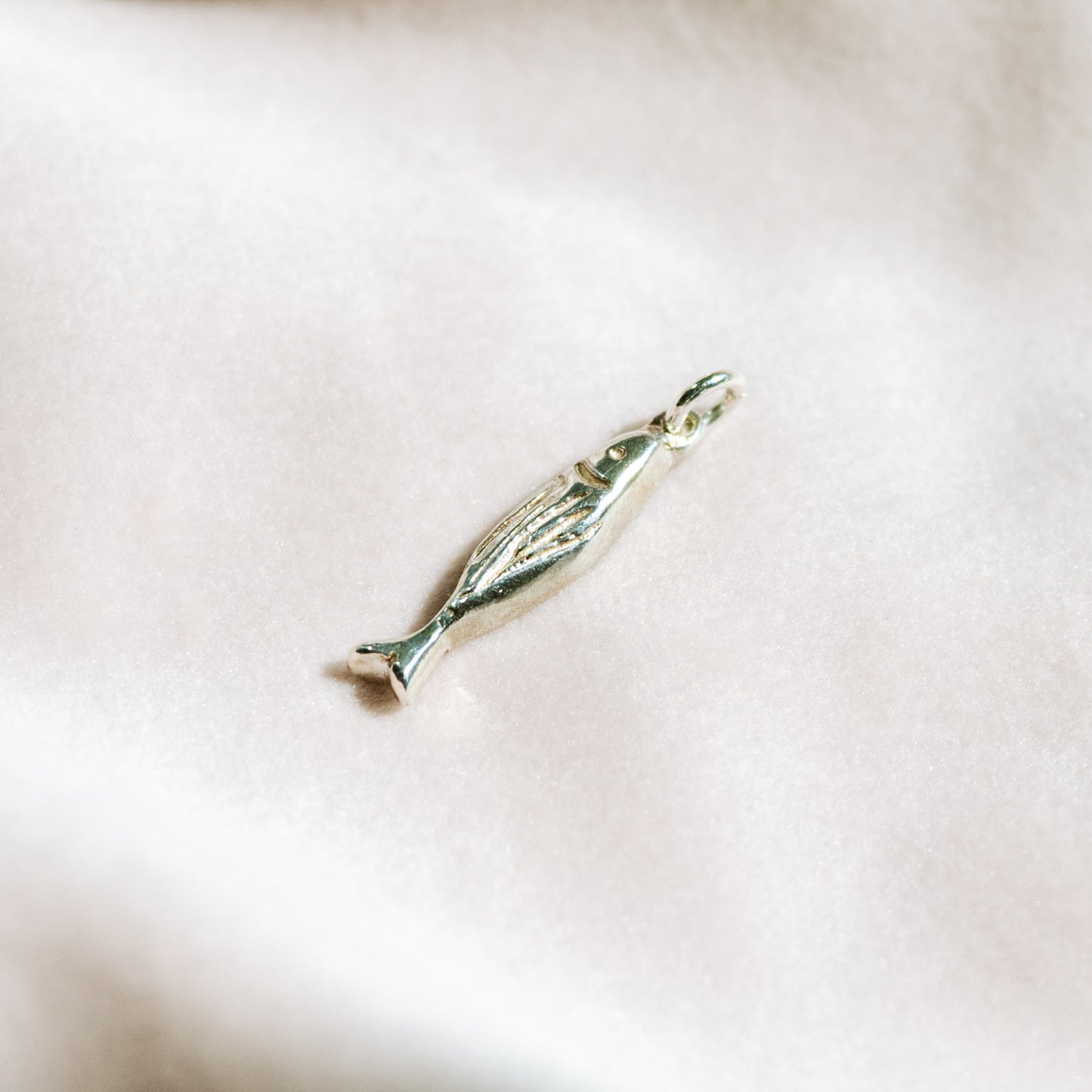 Beaded Fish Charm Necklace