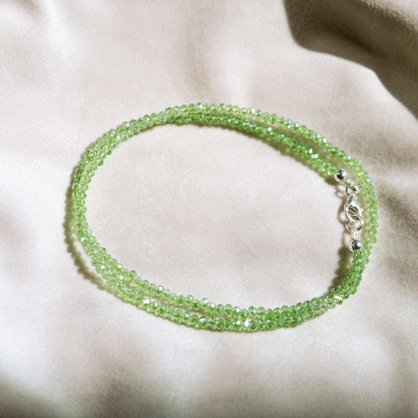 Beaded Snake Charm Necklace