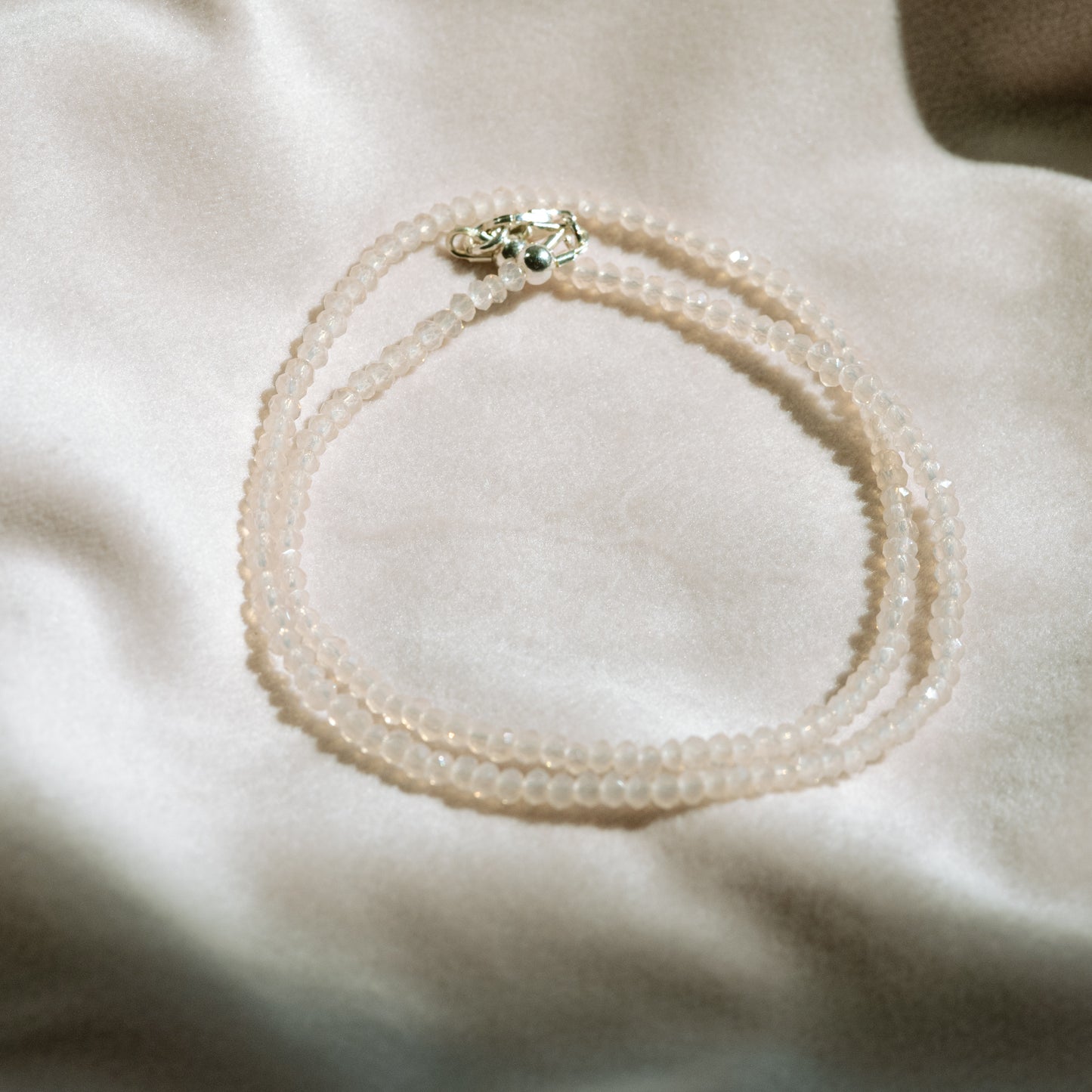 Beaded Snake Charm Necklace