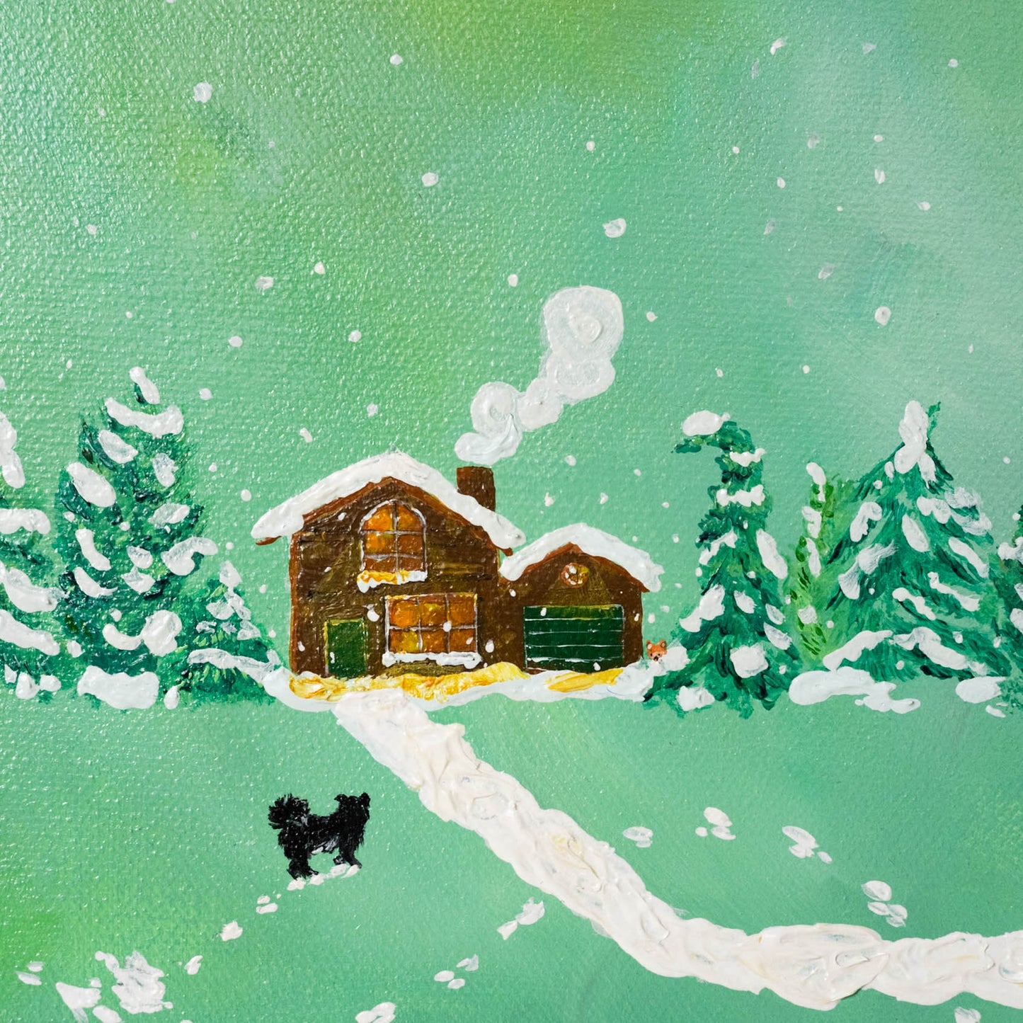 Snowy Cabin