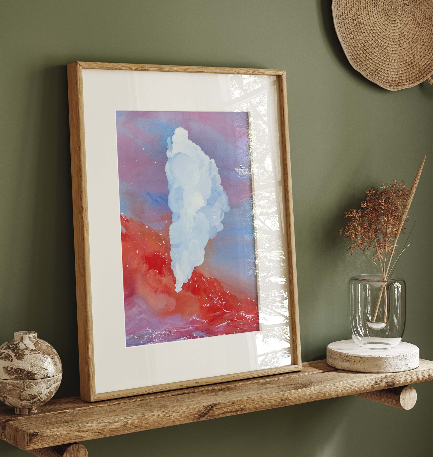 A Surrealist's Cloud Art Print