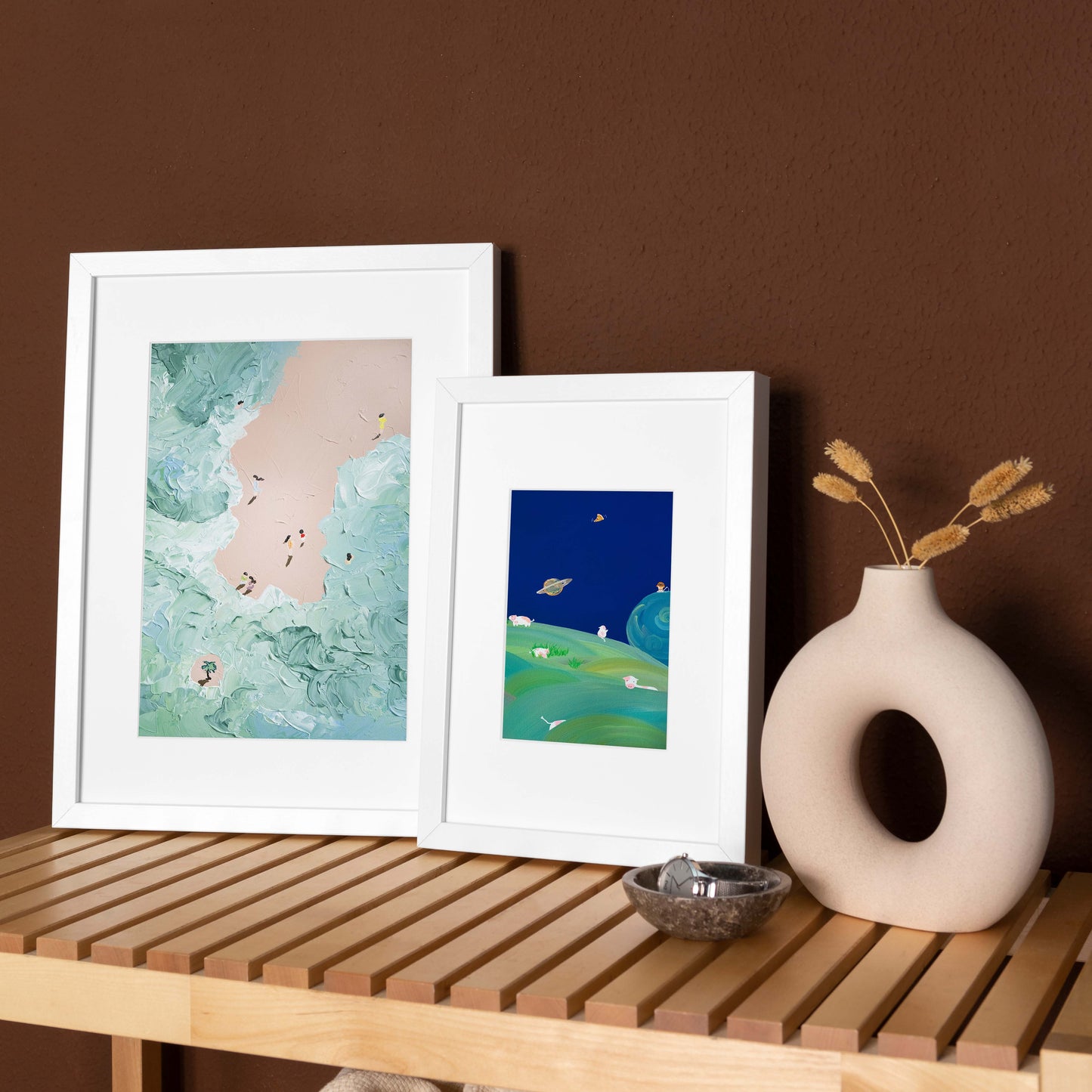 Ocean Green Art Print
