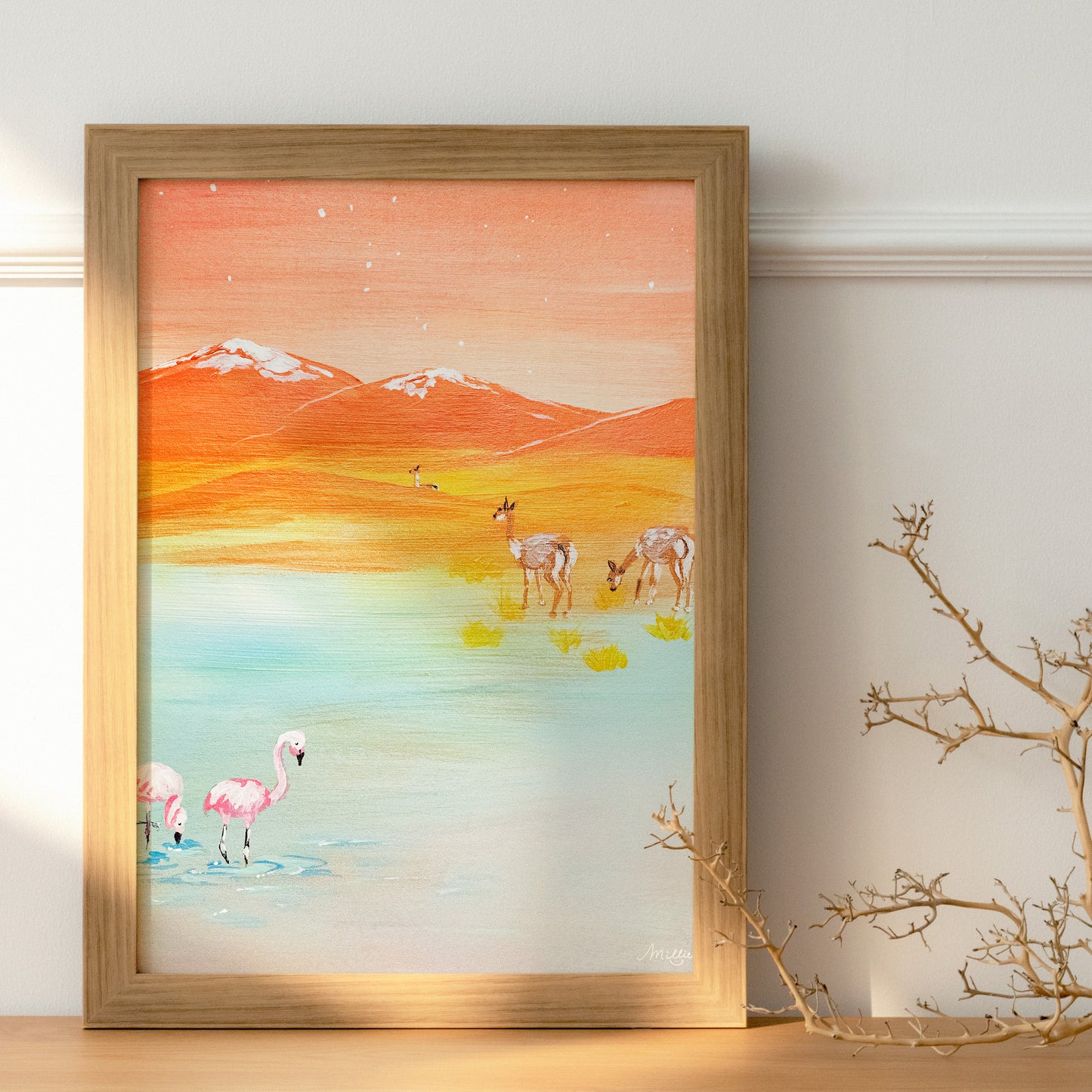 Atacama Wildlife Art Print