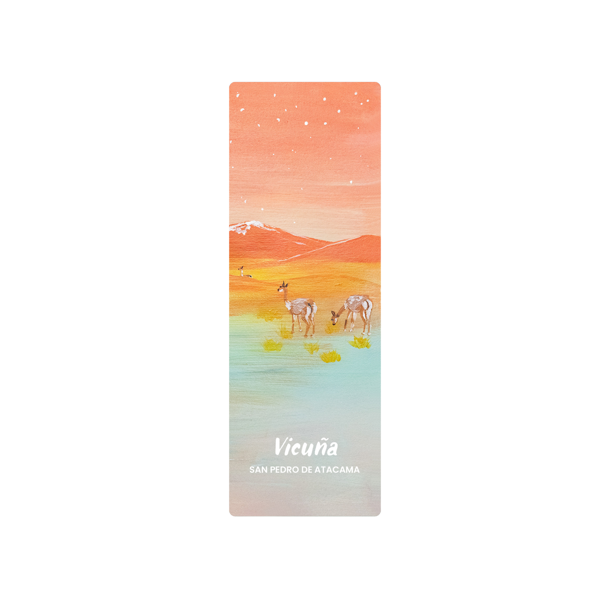 Vicuna Bookmark With Ribbon