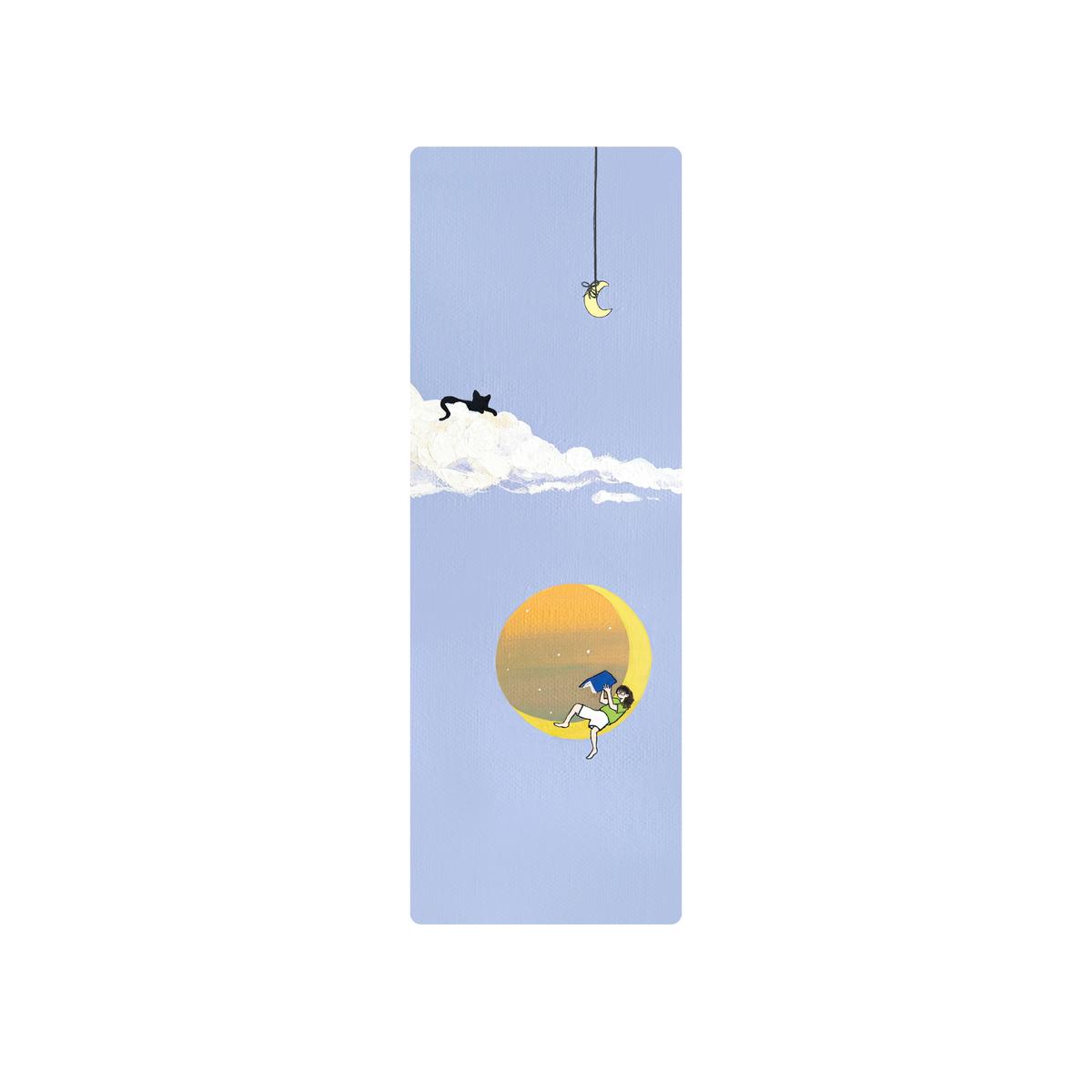 Purple Dream Bookmark With Ribbon
