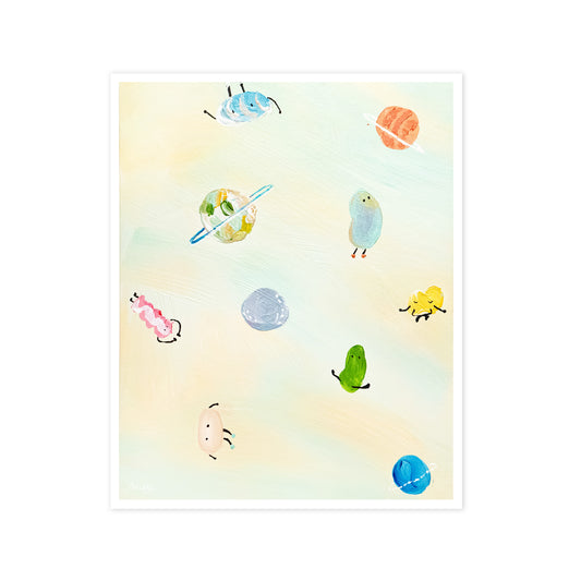 Space Floaters Art Print