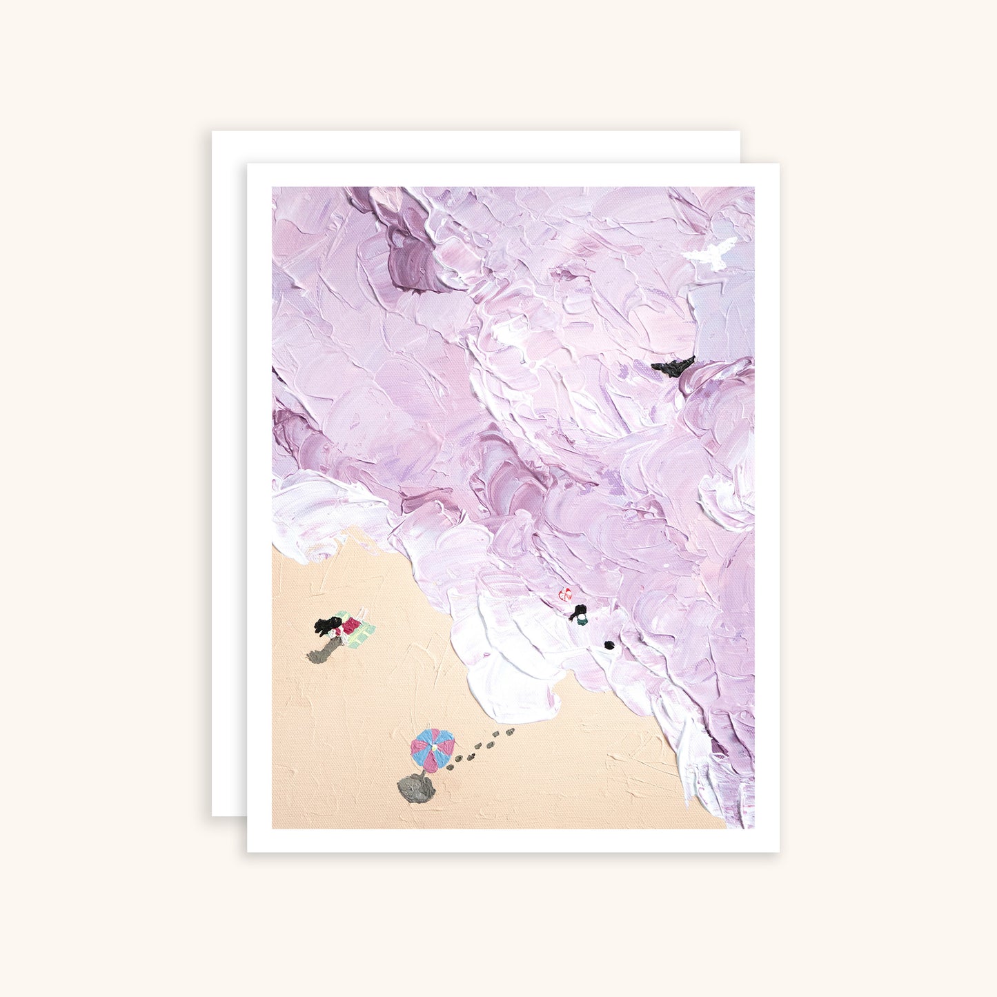 Ocean Purple Greeting Card