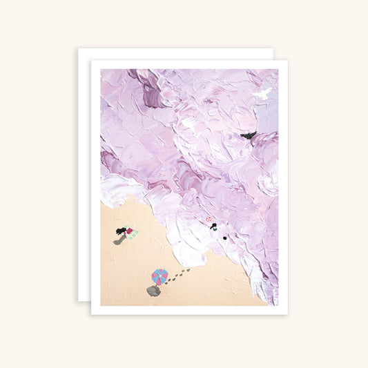 Ocean Purple Greeting Card