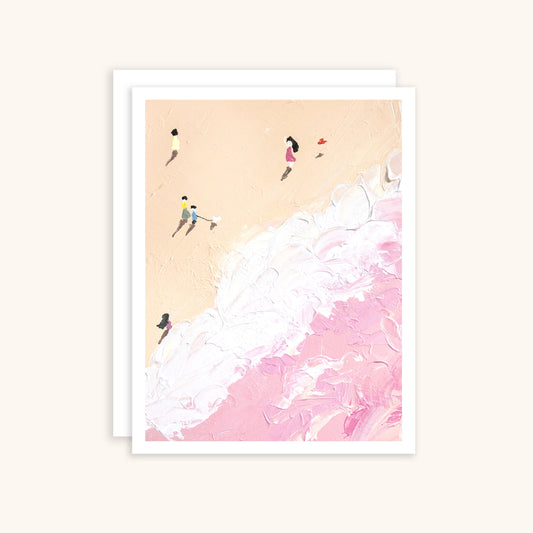 Ocean Pink Greeting Card