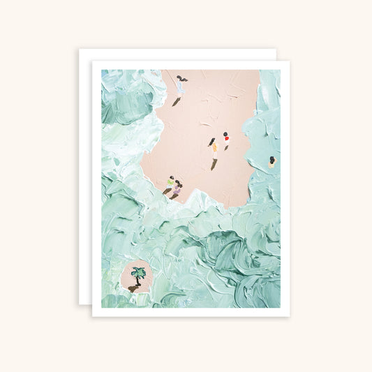 Ocean Green Greeting Card