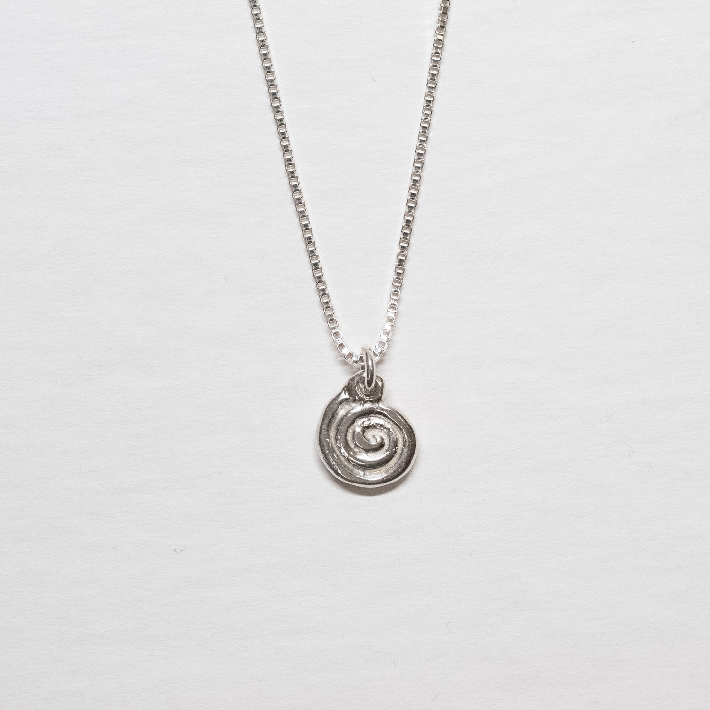 Spiral Charm Necklace