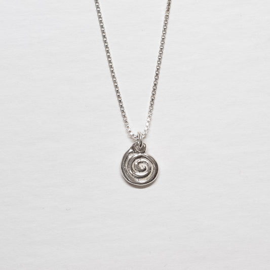 Spiral Charm Necklace