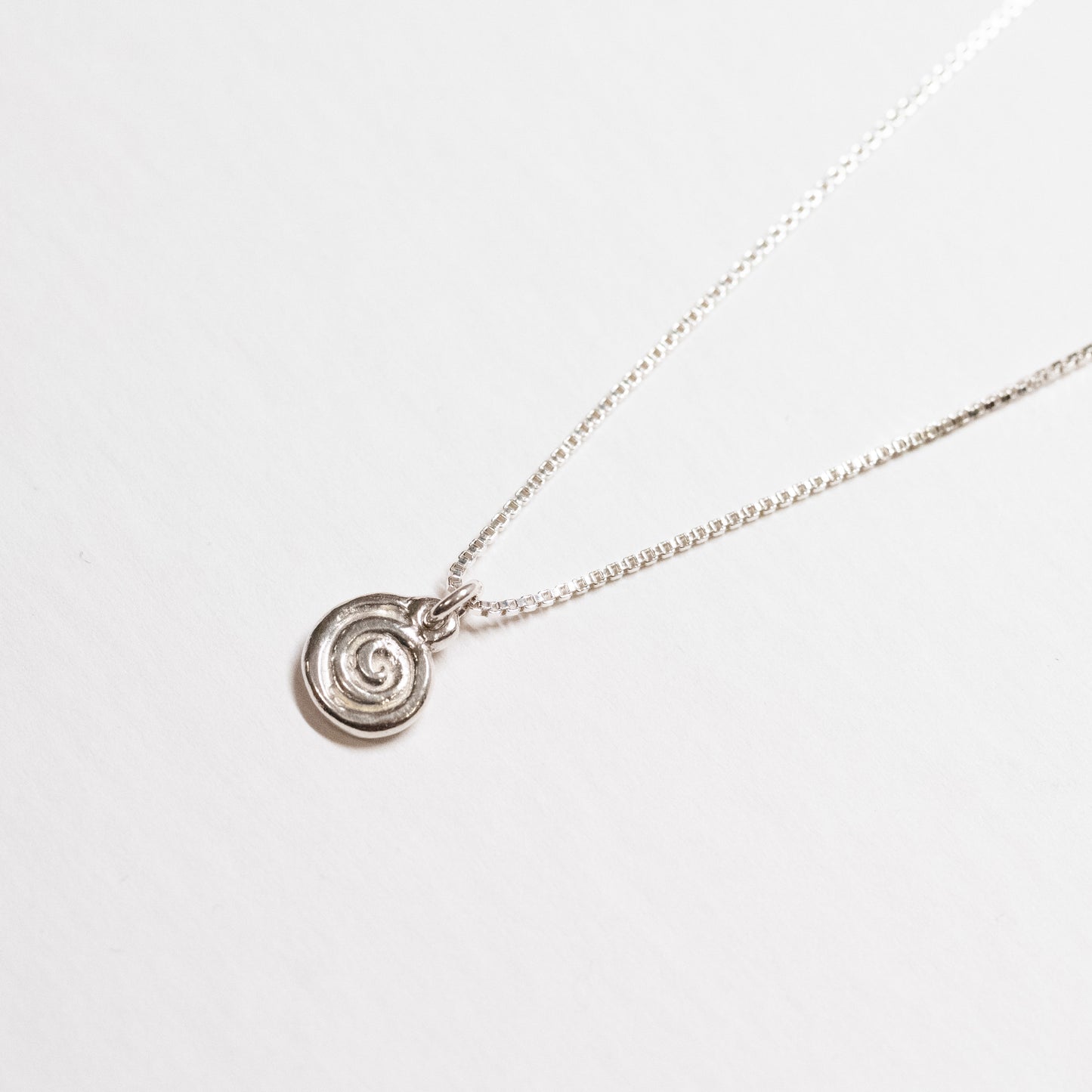 Spiral Charm Necklace