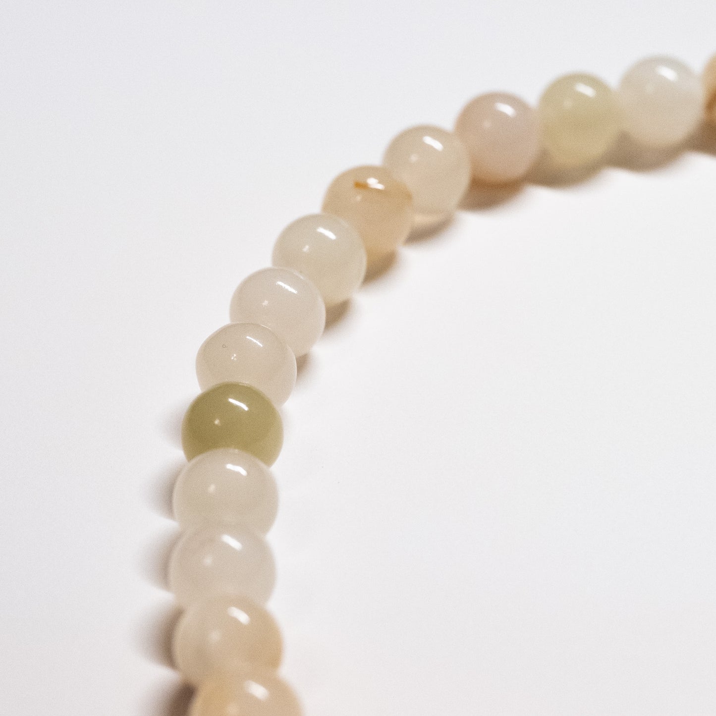 Chunky Beaded Necklace - Agate