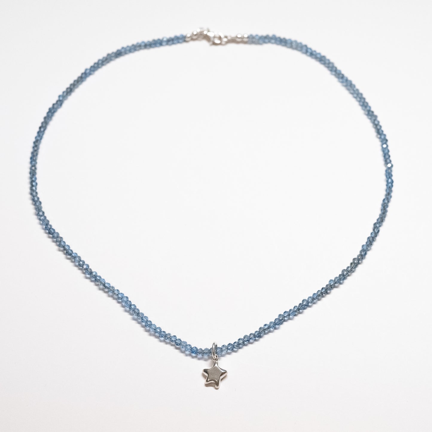 Beaded Star Charm Necklace - 17.5"