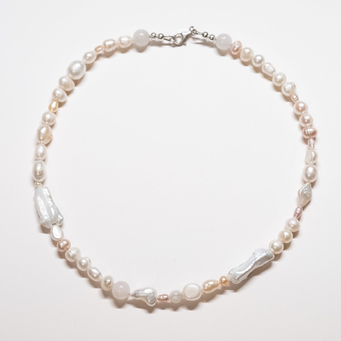 Mixed Pearl Necklace - Collar