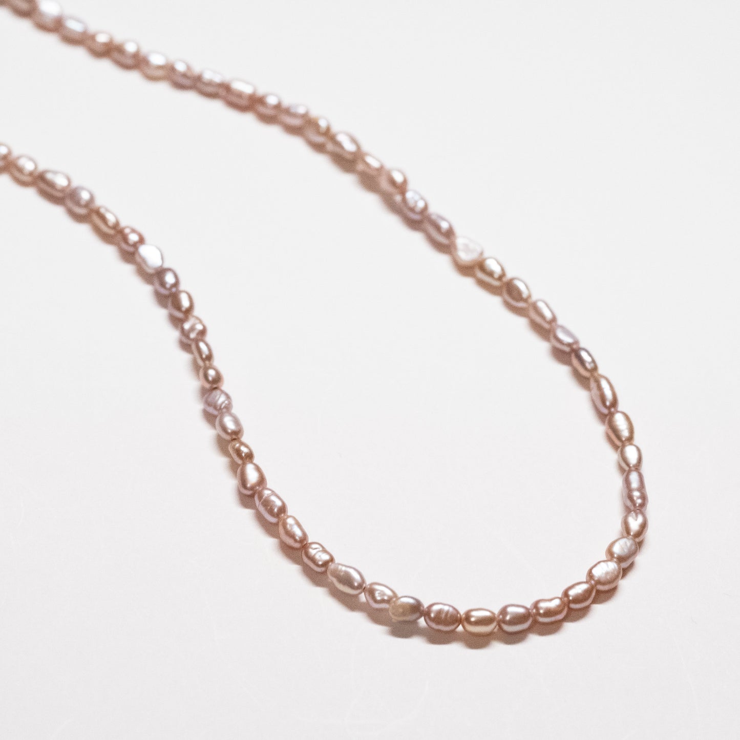 Mini Pink Freshwater Pearl Necklace