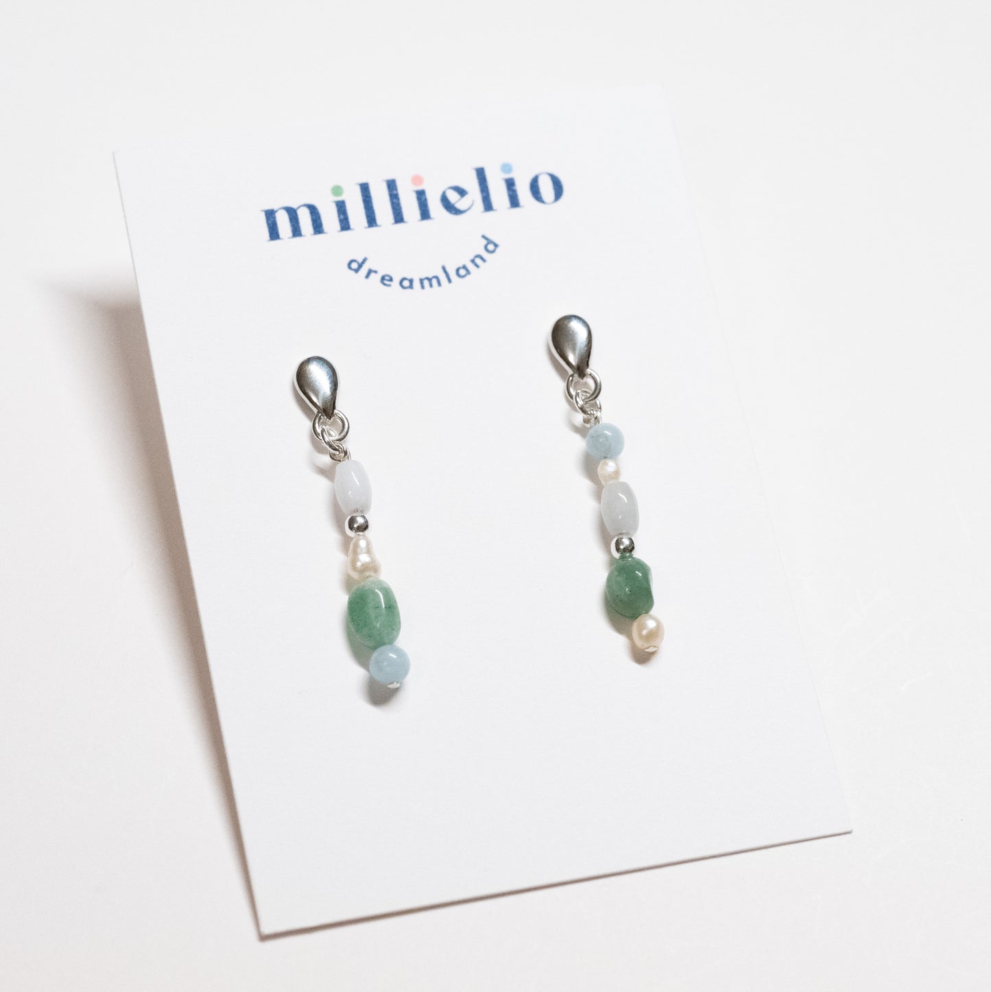 Mini Mixed Gems Earring Drops