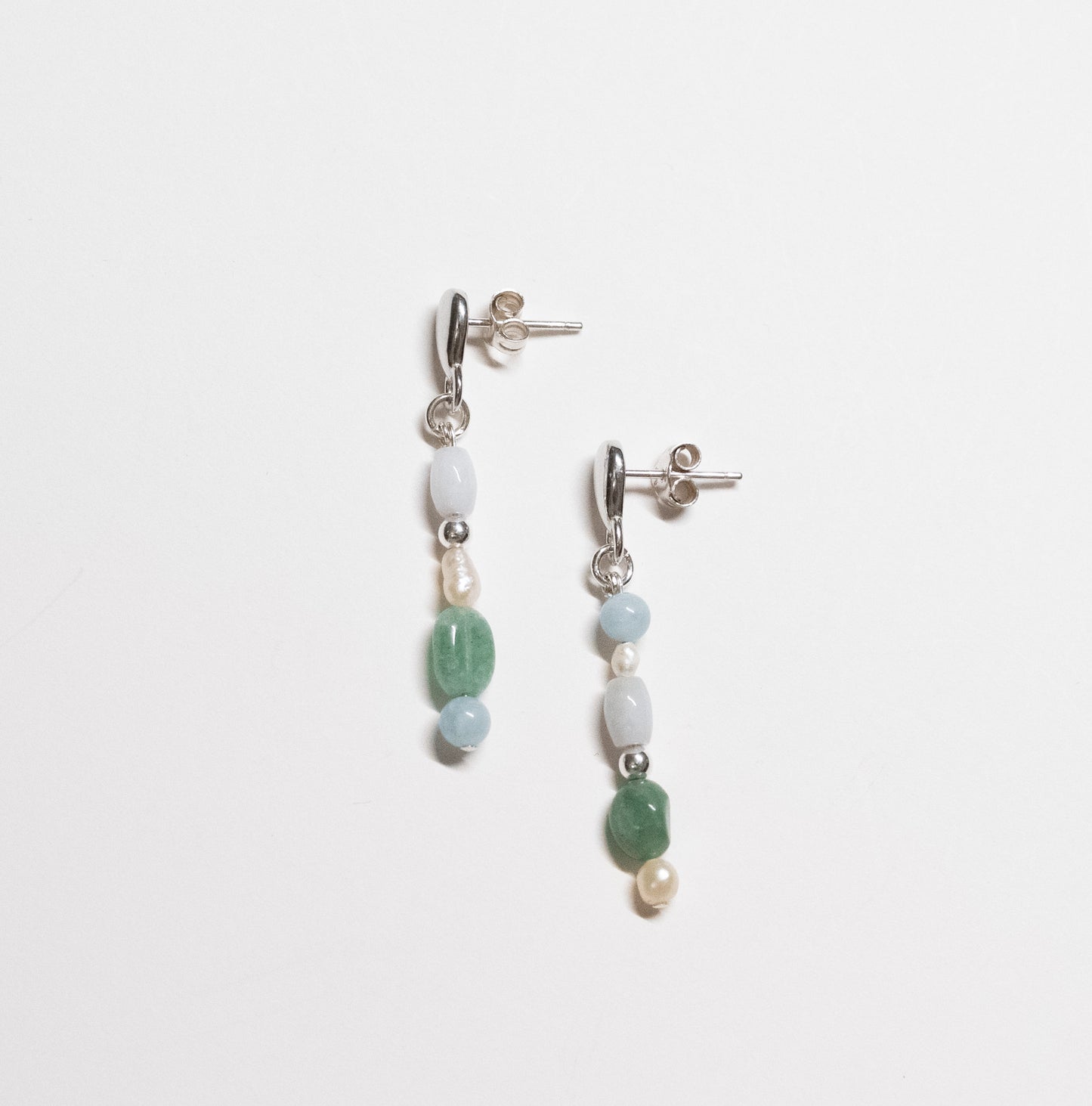 Mini Mixed Gems Earring Drops