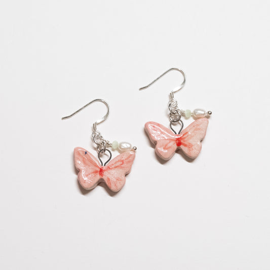 Ceramic Butterly Earrings