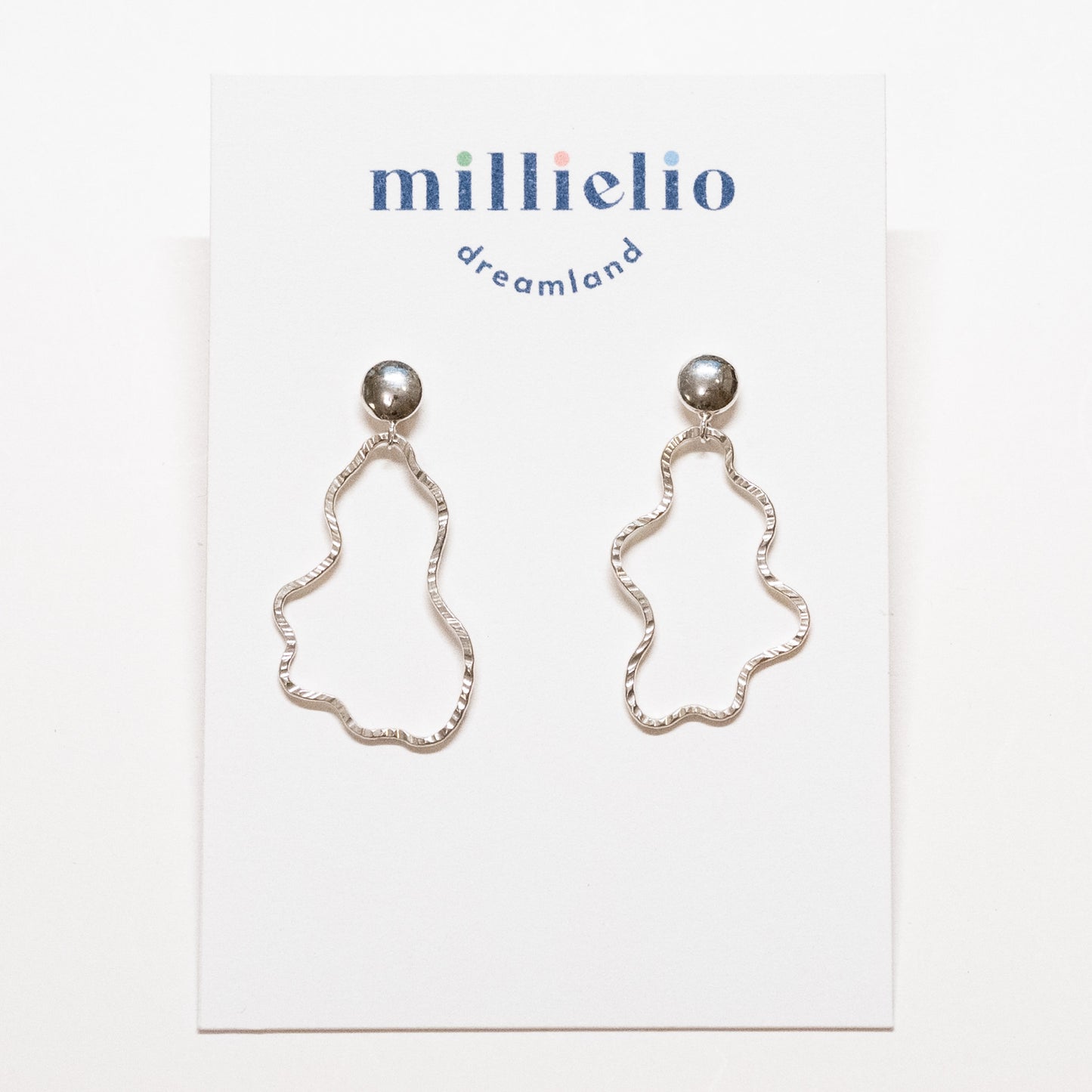 Asymmetrical Hand-formed Earrings