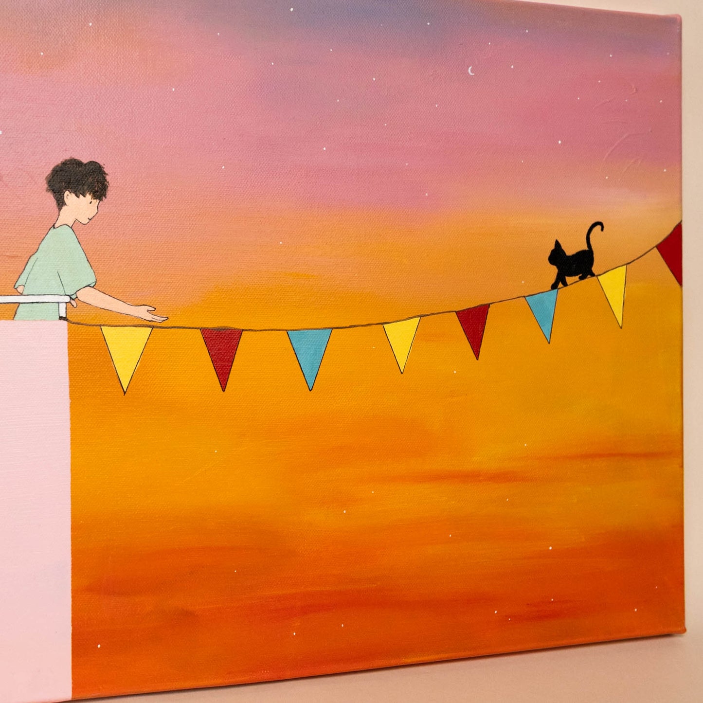 Boy with Cat
