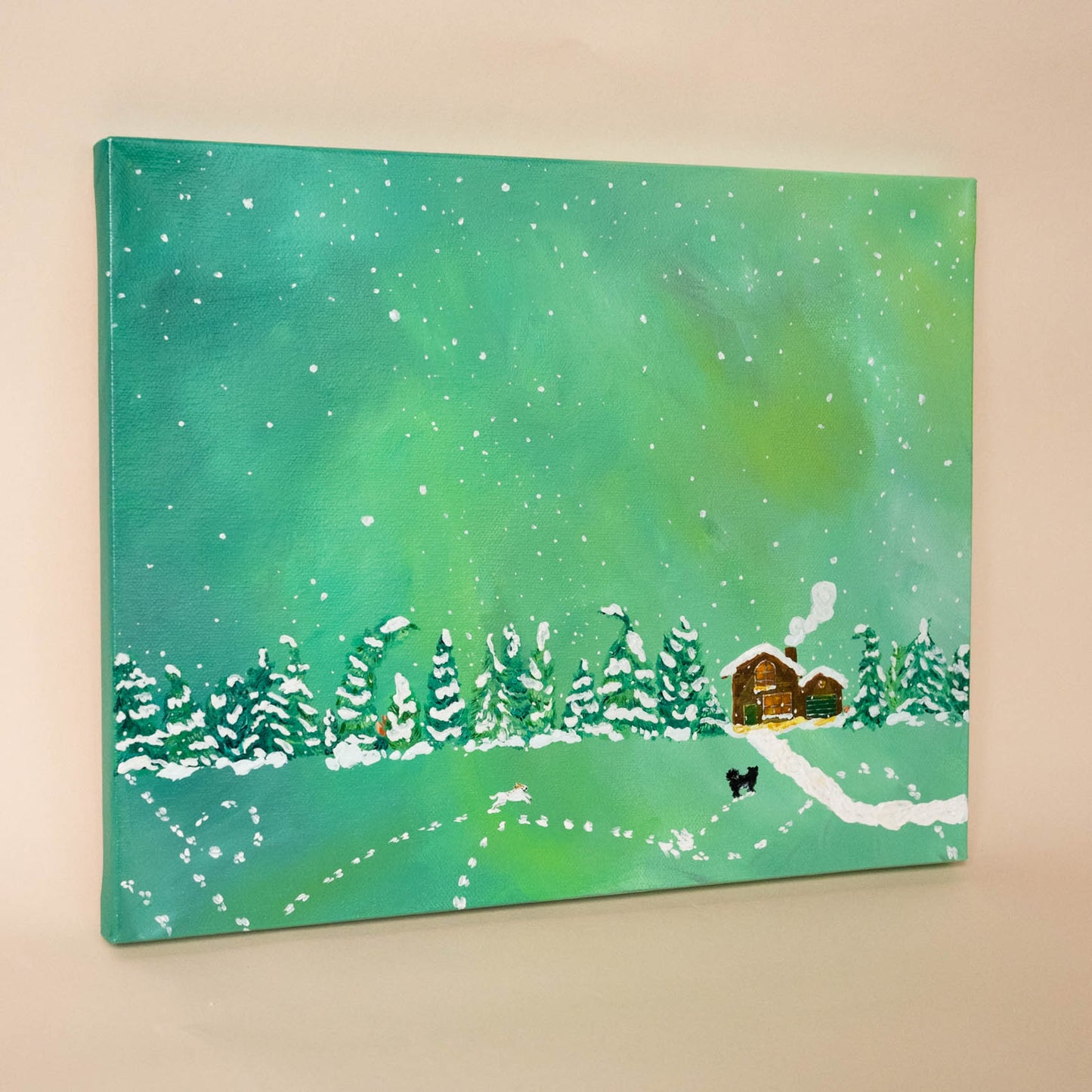 Snowy Cabin