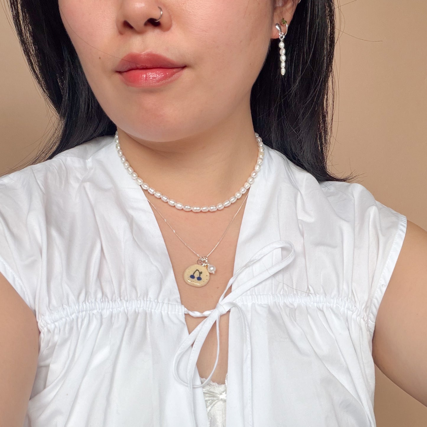 Mini Pearl Earring Drops