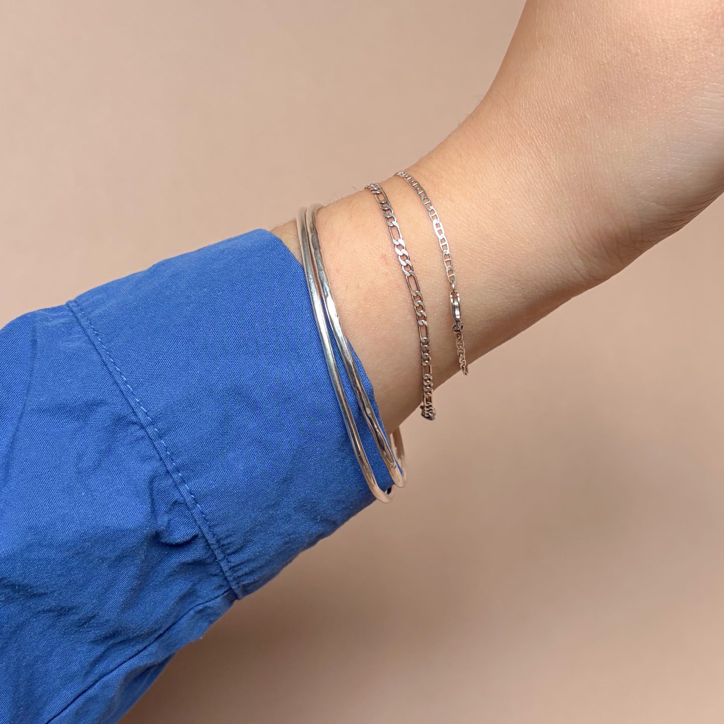 Mini Figaro Chain Bracelet