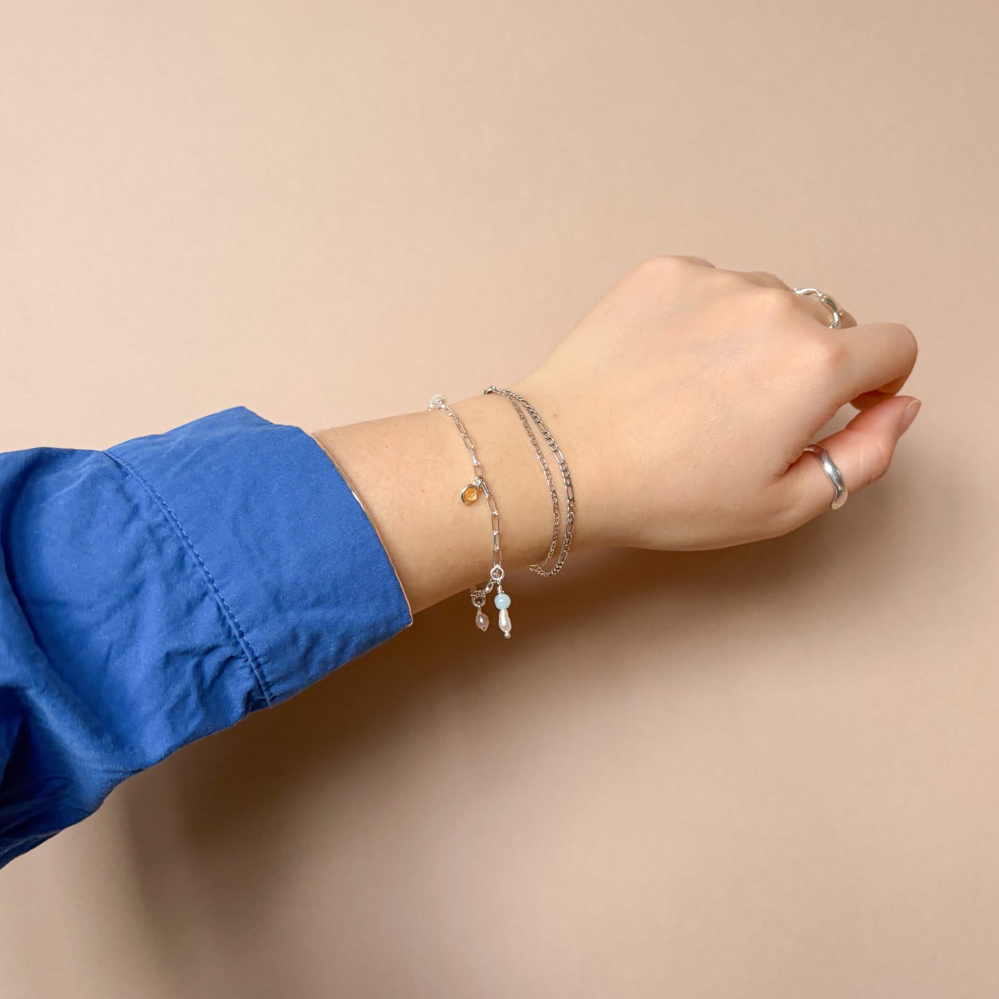 Mini Chainlink Charm Bracelet