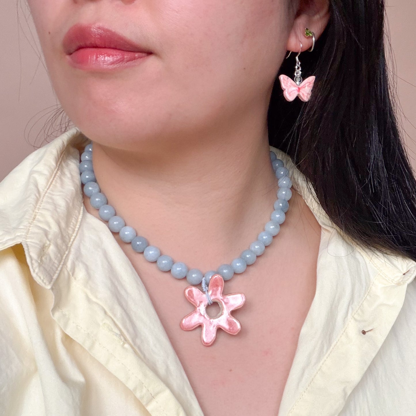 Ceramic Butterly Earrings