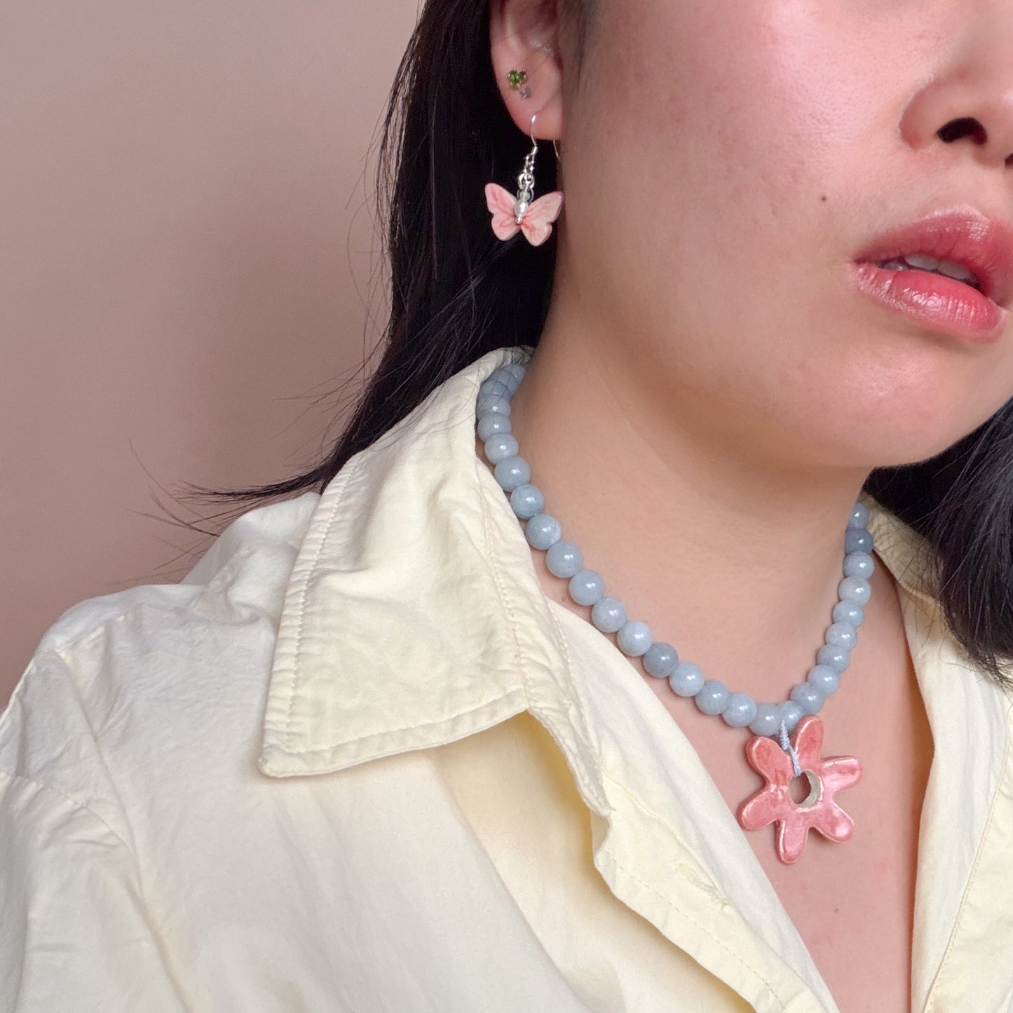 Ceramic Butterly Earrings