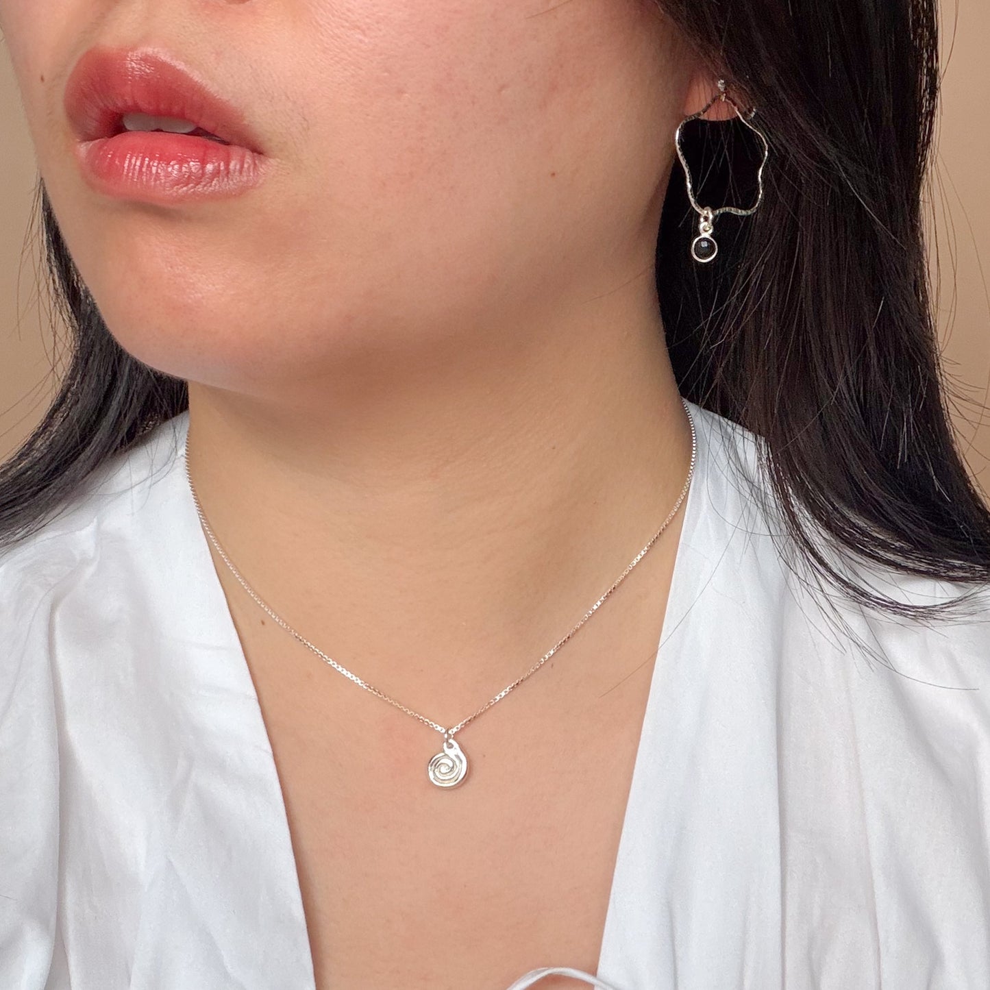 Spiral Charm Necklace