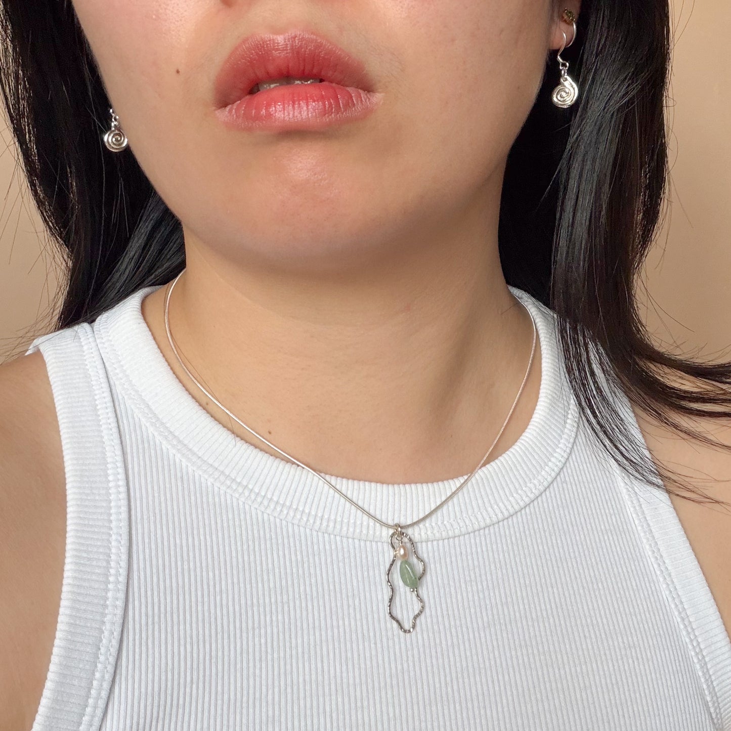 Spiral Charm Earrings