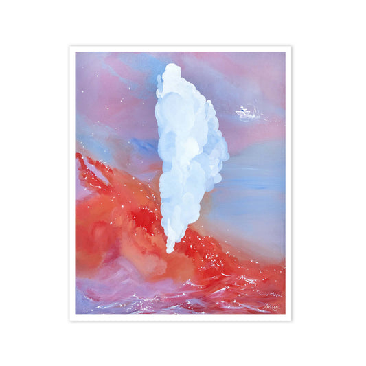 A Surrealist's Cloud Art Print