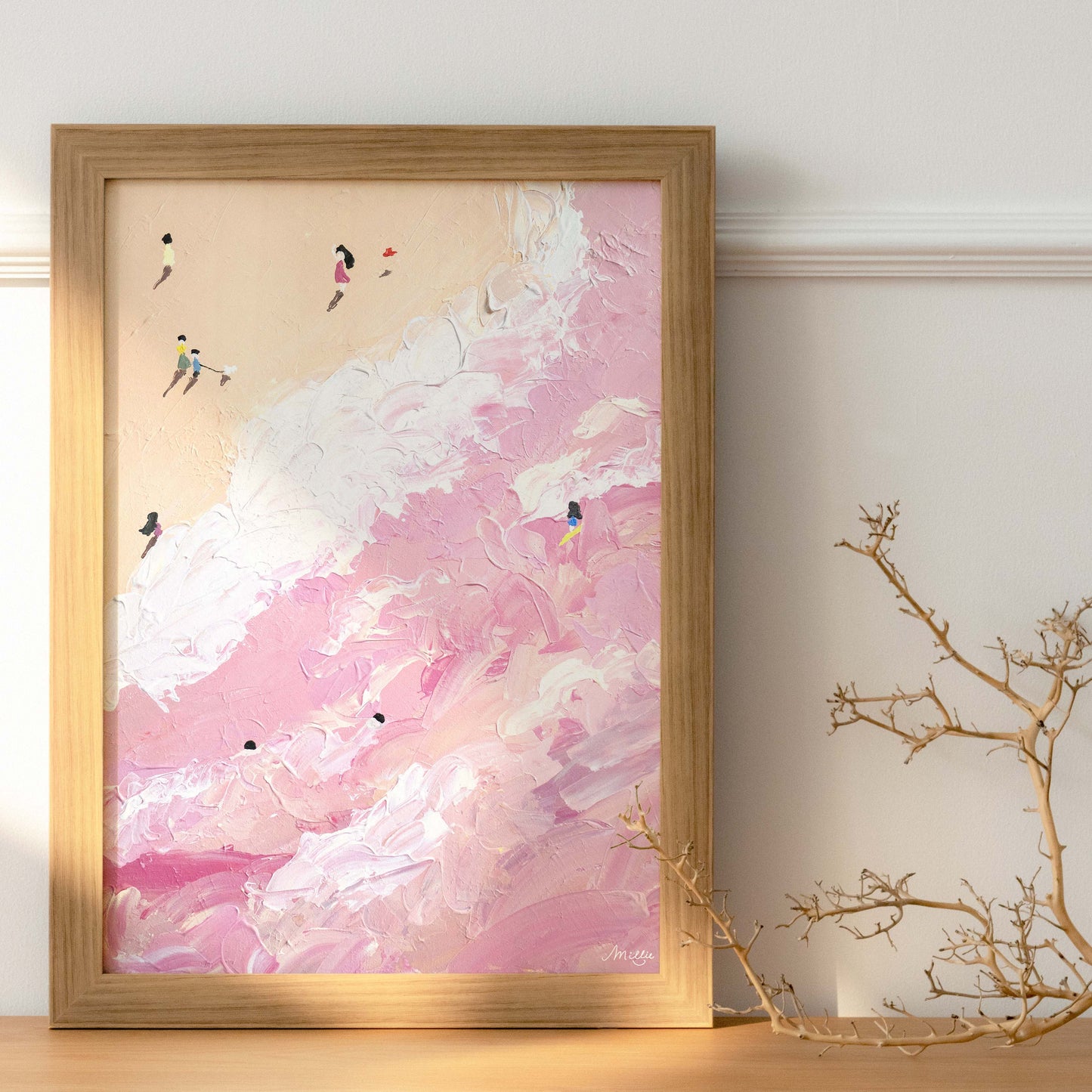 Ocean Pink Art Print