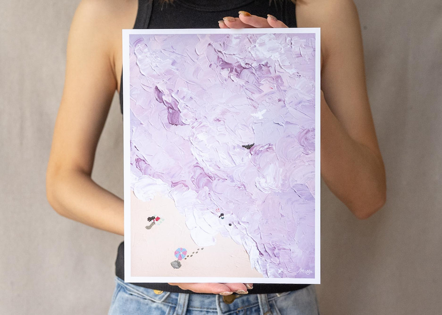 Ocean Purple Art Print