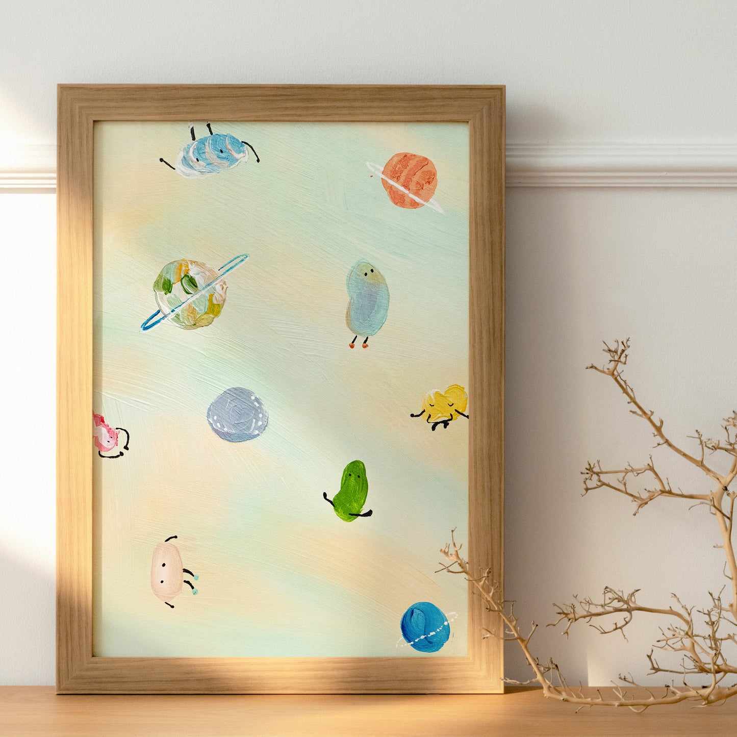 Space Floaters Art Print